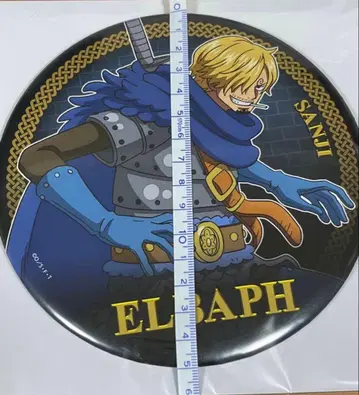 원피스 무기와라 스토어 한정판 ELBAPH 빅 캔뱃지 상디