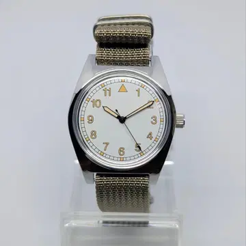 수동 와인딩 밀리터리 워치 36mm 빈티지 영국군풍 소경