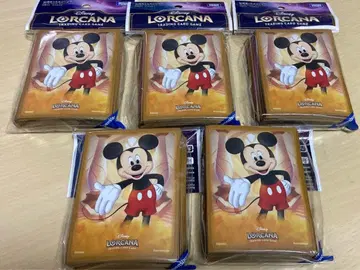롤카나 공식 카드 슬리브 디즈니 미키 미개봉 새상품 5세트