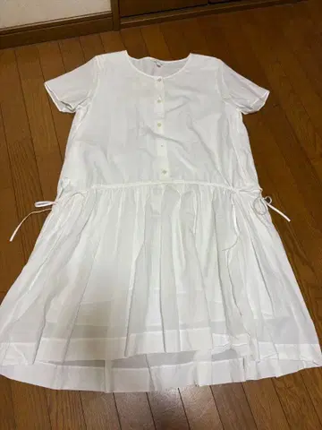 COS 코스 드로우 스트링 개더 셔츠