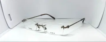 미사용 새상품 거치대 포함 일본제 사바에 안경 FURLA 훌라 무테 안경