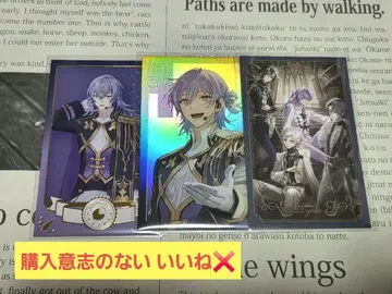 니지산지 호시미치 쇼 폴라로이드풍 카드 3점 세트