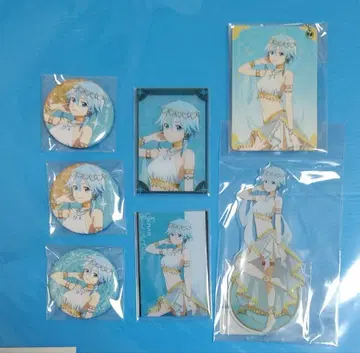 SAO 무희 시논 아크릴 스탠드 패스 케이스 캔뱃지 아크릴 카드