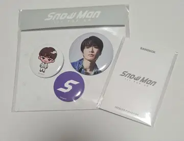 Snow Man 팝업 태국 방콕 후카사와 타츠야 캔뱃지 트레이딩 카드