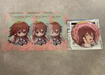 체인소 맨 프린스 호텔 천사의 악마 캔뱃지 특전 클리어 카드