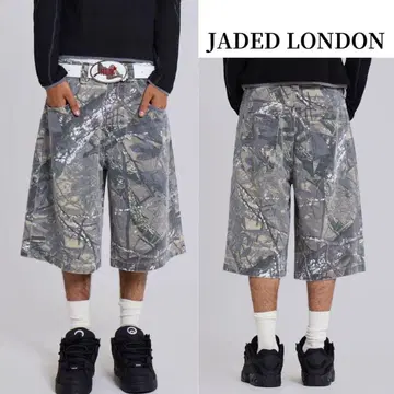 JADED LONDON 카모 패턴 숏팬츠 w30