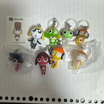 개구리 중사 케로로 스트랩 8개 세트 + 타마마 씰