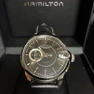 해밀턴 자동 시계 블랙