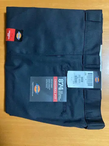 Dickies 874 오리지널 핏 팬츠 34x30 블랙