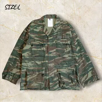 그리스군 타입 리자드 카모 컴뱃 자켓 립스탑 4 포켓