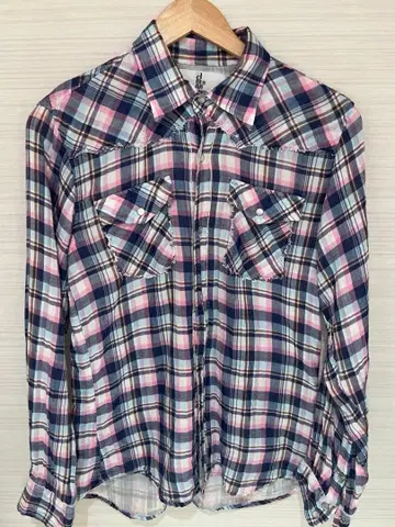 [ DENIME ] 드님 체크 무늬 셔츠 빈티지 M