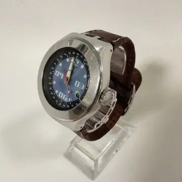 Swatch 파랑 스테인리스 스틸 손목시계