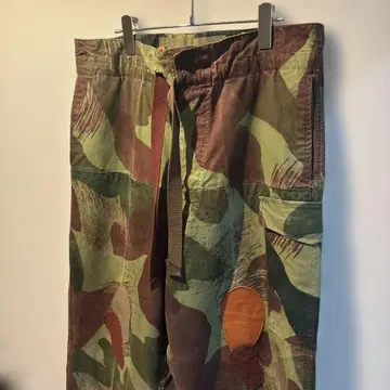 50s 브러시 스트로크 카모 벨기에군 가죽 60s