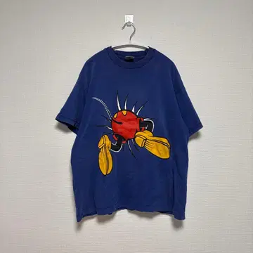 90s USA제 관통 부치누키 미키 네이비