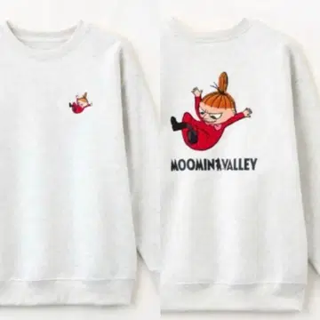 택 포함 새상품 SEASON REASON 풀오버 MOOMIN 리틀 미이