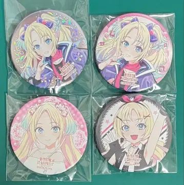러브 라이브! 하스노소라 6th 캔뱃지 4개 오사와 루리노