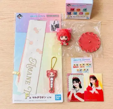 FRUITS ZIPPER 제일복권 츠키아시 아마네 피규어 4점 세트