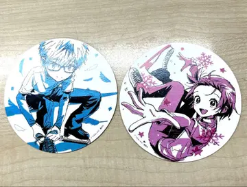 메달리스트 츠나기 이노리 오토토리 리오 코스터 세트