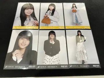 노기자카46 우미베 아카리 파스텔 코트 모노톤 6종 브로마이드