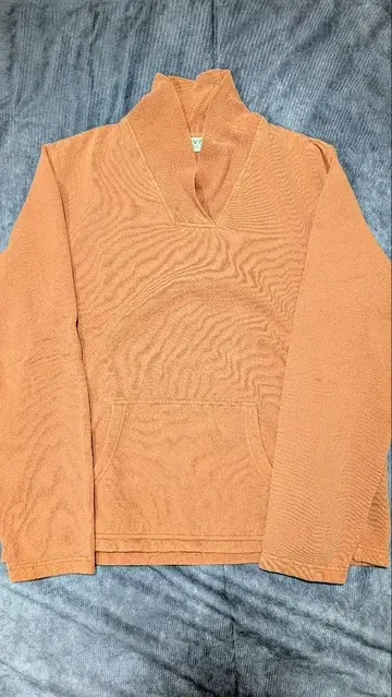 ORVIS 오비스 숄카라 맨투맨 보아 안감 오렌지 M