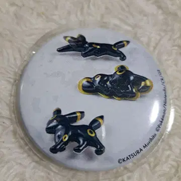 카츠라 모리히토 포켓몬 x 공예전 캔뱃지 블래키