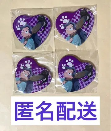 닌타마 아야베 킷파치로 난자타운 캔뱃지 하트 캔뱃지