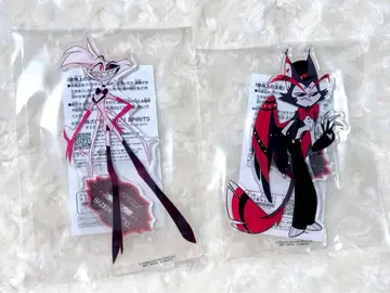 해즈빈 호텔 스탠드 포함 아크릴 플레이트 아크릴 스탠드 엔젤 허스크