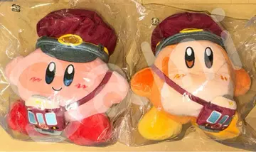 [미개봉 새상품] 한큐 전철 별의 커비 와돌디 콜라보 봉제 인형 세트