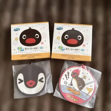 Pingu 러버 코스터 2개 세트 핑구 제일복권 E상