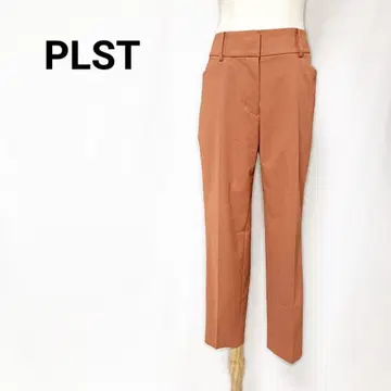 [새상품급] PLST 플라스테 스틱 팬츠 린넨 블렌드 테라코타 S