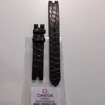 12. OMEGA 가죽 벨트 크로커다일 패턴