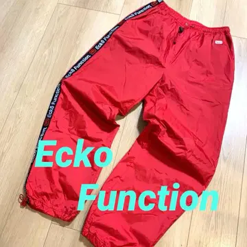 90s Ecko 나일론 트랙 팬츠 바스락 B계 M