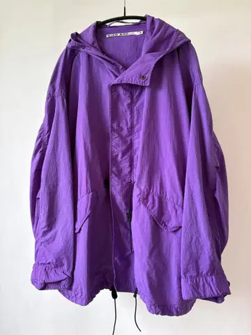 니코앤드 보라색 후드 부착 자켓 코트