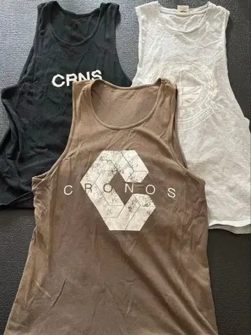 CRONOS LYFT 탱크탑 3장 세트 트레이닝 의류