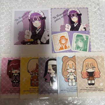 그 비스크 돌은 사진풍 트레이딩 카드 스티커 세트