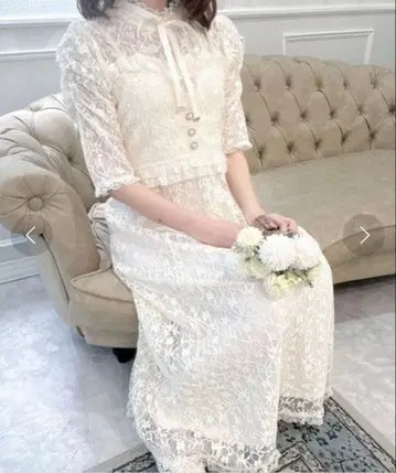 레이스 롱 원피스 ROJITA