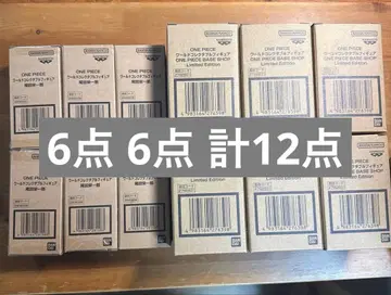 원피스 ONEPIECE base shop 월드 컬렉션 피규어 각 6개