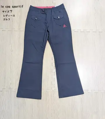 229 르 꼬끄 스포르티브 여성용 골프 팬츠 네이비 사이즈 7