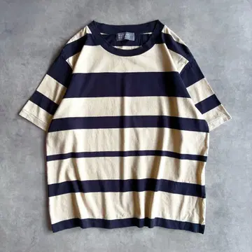 마가렛호웰 코튼 린넨 스트라이프 T셔츠 25SS