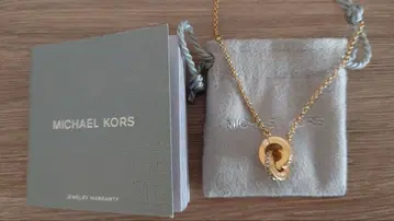 마이클 코스 더블 링 목걸이