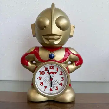 한정판 골드 버전 SEIKO 말하는 알람 시계 울트라맨 츠부라야