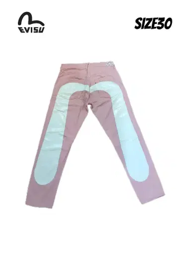 EVISU 에비수 핑크 화이트 빅 블랙 카모메