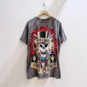 건즈 & 로지스 GUNS N' ROSES 메탈 밴드 락 티셔츠