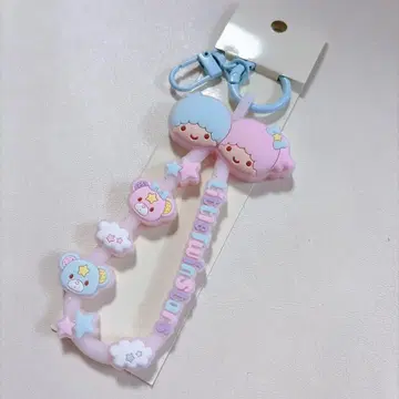 산리오 캐릭터 대상 고무줄 키링 리틀트윈스타