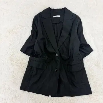 새상품급 저널 스탠다드 리룸 린넨 코튼 하프 슬리브 자켓