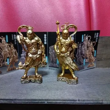 카이요도 일본의 지보 불상 입체도록 사기를 물리치는 수호신 니오상