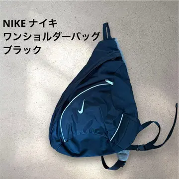 나이키 원 숄더백 Y2K 테크 계열 블랙 숄더