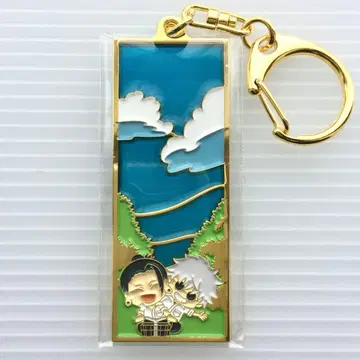 주술회전 메탈 키링 고죠 사토루 & 게토 스구루