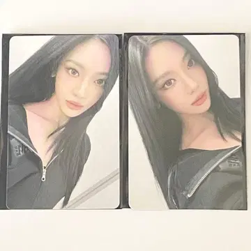 aespa 발레 굿즈 6000엔 구매 특전 트레이딩 카드 2종 닝닝