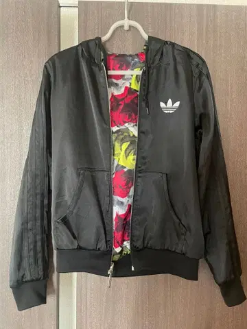 adidas 후드 부착 리버서블 트랙 자켓